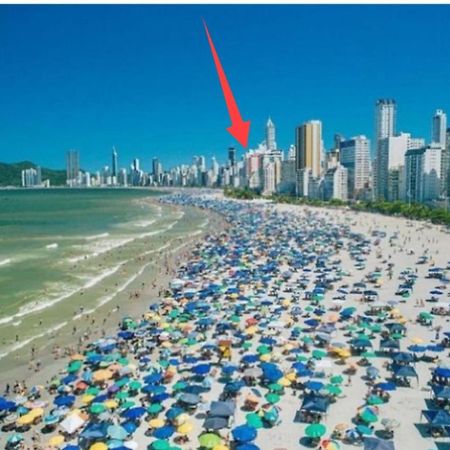 Apartamento Vista Mar - Pe Na Areia Balneario Camboriu Bagian luar foto