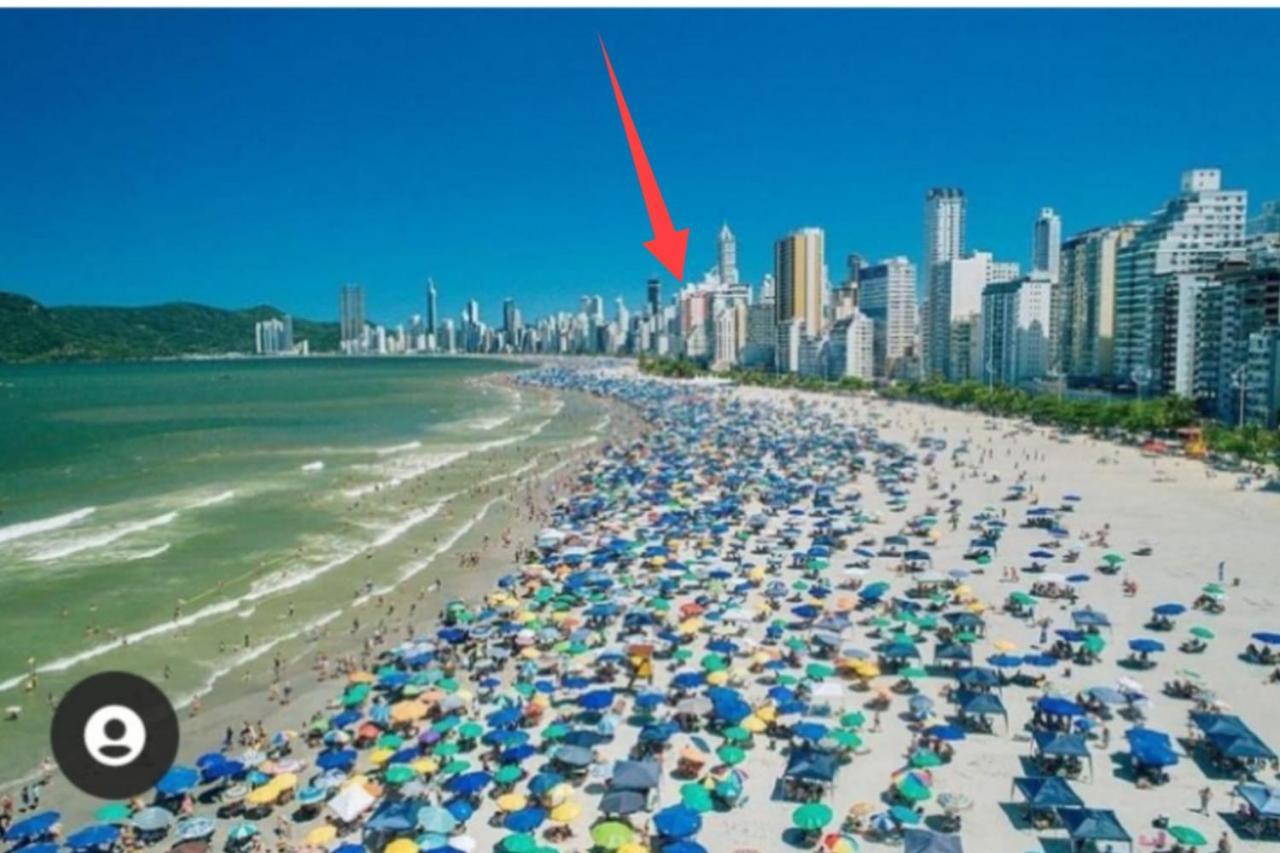 Apartamento Vista Mar - Pe Na Areia Balneario Camboriu Bagian luar foto